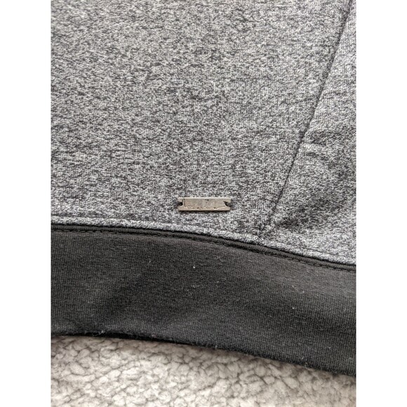 Nicole Miller Gray Sweater Dress with Black Lace Accents Women's Medium - Picture 6 of 9